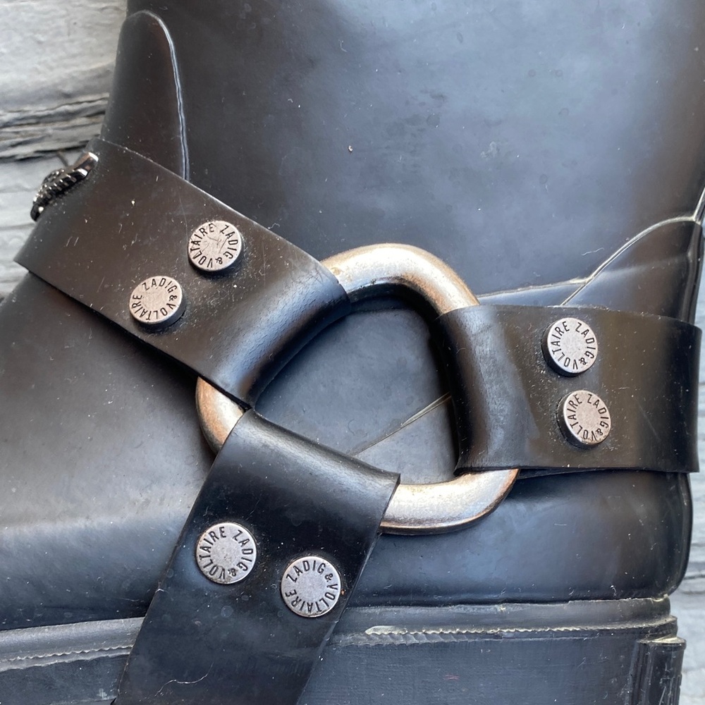 Zadig & Voltaire Black  Rain boots, stylish and comfortable - Picture 7 of 8